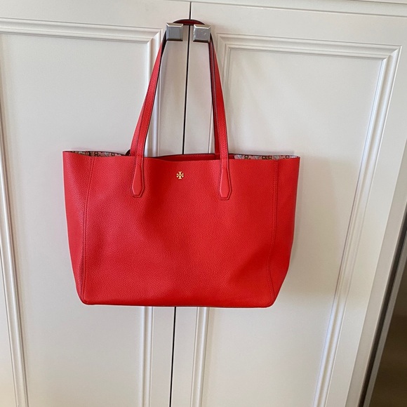 Tory Burch Handbags - Tory Burch Blake Tote Red/Orange